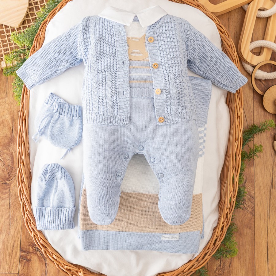  Saída de Maternidade Felipe - Azul Bebê